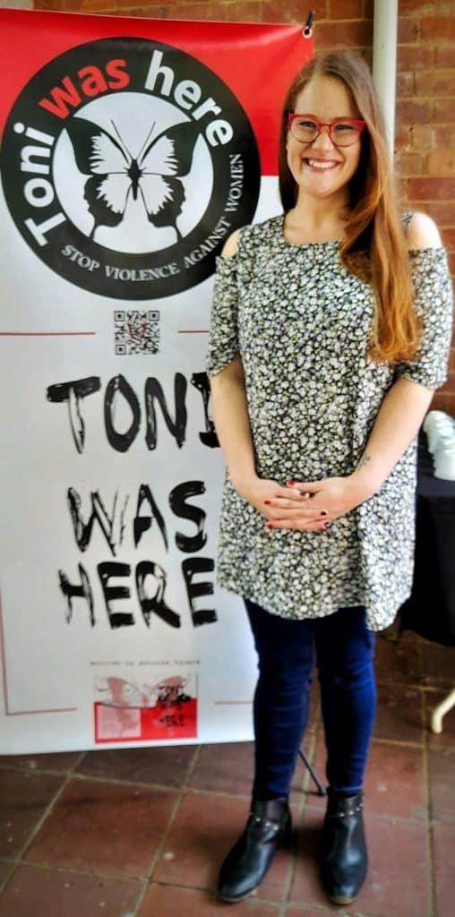 Toni Square Author of Toni was here victim of Gender Based Violence in South Africa